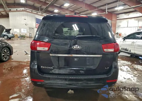 2016 Kia Sedona Lx из США, поврежденный, VIN KNDMB5C19G6163508
